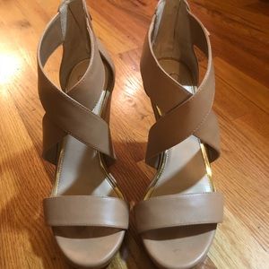 Jessica Simpson Nude Wedges